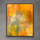 "Astrale Welten", 100 x 80 cm, gerahmt, Mixed-Media-Art auf Leinwand,   Preis: 1.400,- - Werke